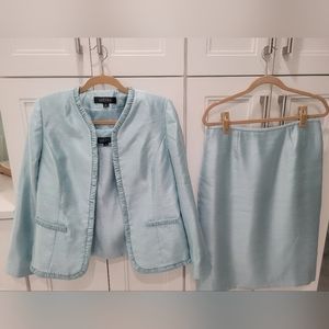 Kasper Lt. Blue size 10 Suit